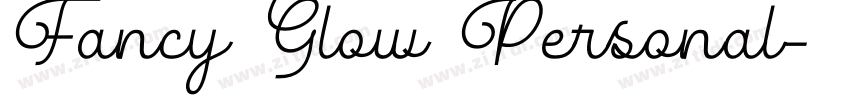 Fancy Glow Personal字体转换